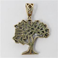 Diamond Money Tree Pendant 1.975 CTW 10K Gold (MLE)